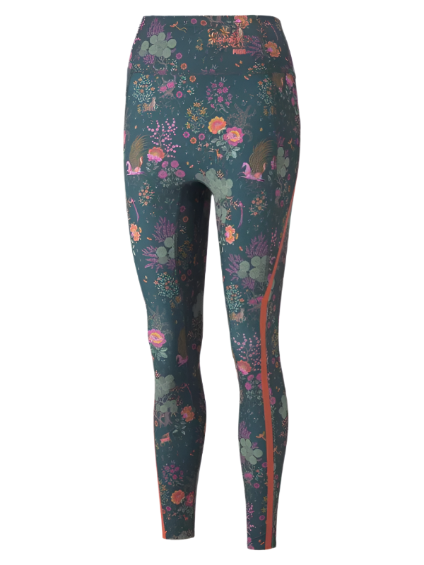 Puma Leggings Liberty Forever Luxe Green Gables Aop